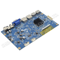 Placa Controladora LCD R95TALL-V2.0 4K, Entrada de CC de 12V/24V, Interfaz EDP V-by-One, Resolución 3840x2160, 5 Teclas, Luz LED LCD