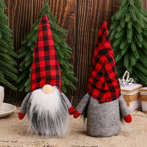 Décorations de Noël Gnomes Faits Main, Père Noël <span class=keywords><strong>Scandinave</strong></span> Tomte en Peluche, Ornements de Table de Noël, Décoration de Noël Gnome - Product Image 4