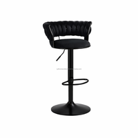 Meilleures ventes - Tabouret de bar rembourré SYT pour bar à cocktails, siège de 36 cm de large, chaises de bar pour salon de type speakeasy
