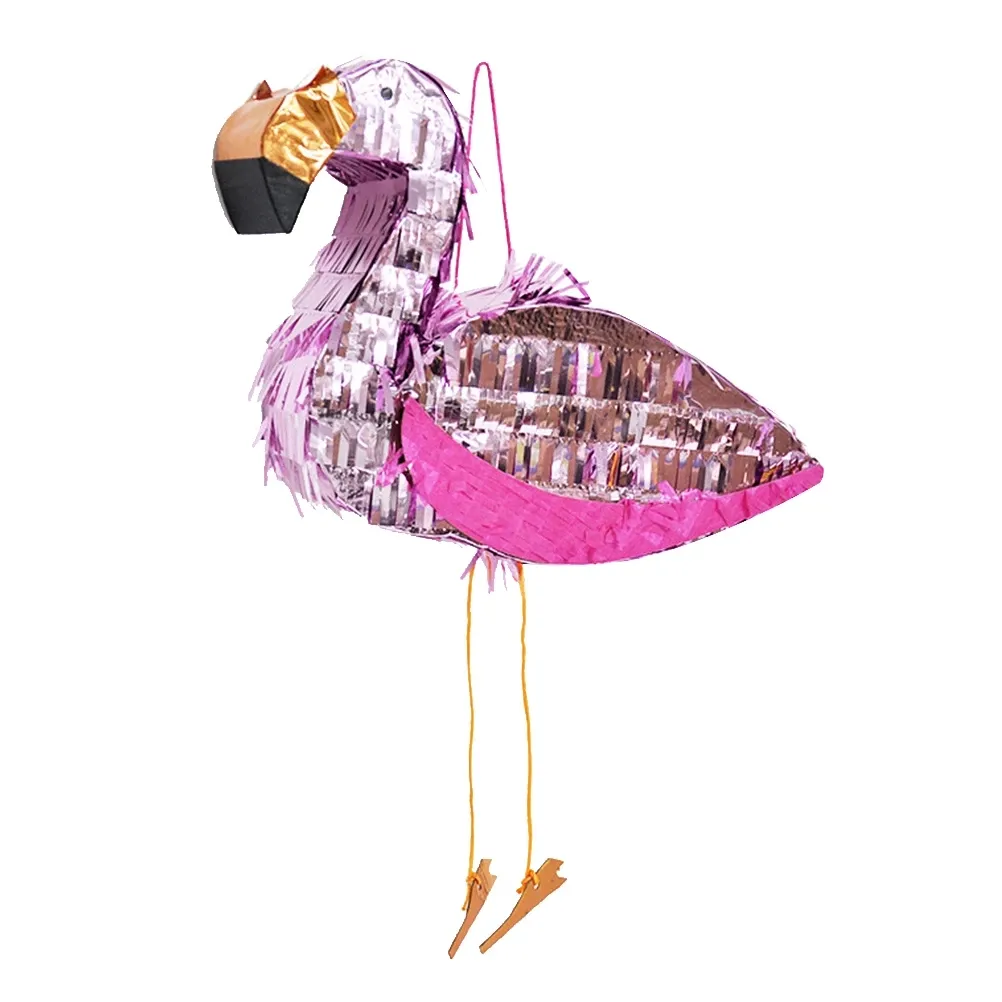 Nicro Pink Glitter Foil Rumbai Flamingo Pinatas Anak Meksiko Pesta Halaman Belakang Dekorasi Fiesta Ulang Tahun Cinco De Mayo Persediaan