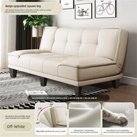 Modernes Multifunktionales Klappsofa-Bett Modernes PU-Leder Verwandelbares Sofa für Kleine Räume Wohnzimmermöbel