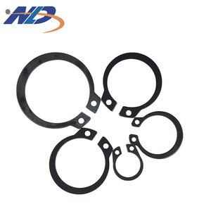 NLD alta calidad DIN471 DIN472 negro óxido negro fosfatado <span class=keywords><strong>E</strong></span> <span class=keywords><strong>Clip</strong></span> anillo de retención para orificios para ejes - Product Image 4