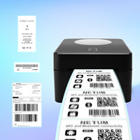 Imprimante d'Étiquettes d'Expédition Sans Fil 4x6 Professionnelle pour Étiquettes Internationales