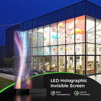 Panneau d'affichage vidéo LED haute luminosité ultra-léger et ultra-mince monté sur verre