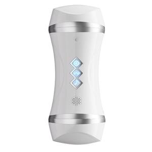 Hochwertiger 2-in-1 manueller Flugzeug becher Mastur bator Vibrator Beliebtes wasserdichtes, leises, erfrischendes TPE für männliche Masturbation - Product Image 5