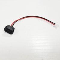 Conector USB Tipo C de 2 Pines a Prueba de Agua con Hebilla para Tarjeta PH2.0, Puerto de Carga de Alta Corriente, Enchufe de Carga USB-C