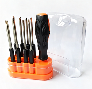 Juego de Destornilladores Multiusos de Acero al Carbono, Kit de Herramientas de Reparación con Mango de Plástico, para Mantenimiento del Hogar y Bricolaje - Product Image 3