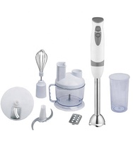 Set Blender Tangan Elektrik Portabel Profesional 3 in 1 Turbo Mode dengan Chopper dan Pengocok Telur