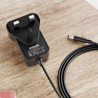 Adaptateur secteur mural 24W UKCA, multi-tension 5V3A/9V2A/12V2A/24V1A, alimentation AC/DC pour CCTV, bande LED et appareils domotiques