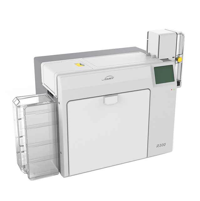 R300 Desktop Retransfer Dual-sided Card Printer Dye Sublimation Retransfer Card Printer for Plastic Card