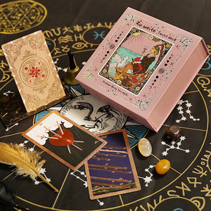 Baraja de <span class=keywords><strong>Tarot</strong></span> Rider-Waite Clásica Auténtica de 12*7cm, Juego de Cartas y Rompecabezas para Principiantes en una Exquisita Caja de Regalo - Product Image 1