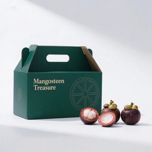 Thân Thiện Với Môi Đầy Đủ Màu Sắc In Ấn Tùy Chỉnh Trái Cây Tươi Và Rau Sóng Bao Bì Hộp Quà Tặng Cho Đào Táo Bưởi - Product Image 3