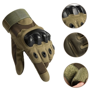 2023 mới bảo vệ vỏ trên Knuckle lưới vải trở lại Grip chiến thuật găng tay - Product Image 3