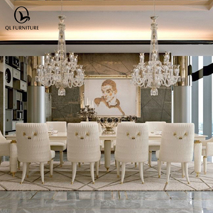 Sedia da Pranzo Moderna di Lusso Italiana Personalizzata con Telaio in Legno Massello, Schienale Alto, Pelle Bianca e Gambe in Metallo <span class=keywords><strong>per</strong></span> Casa, Ufficio e Appartamento - Product Image 5