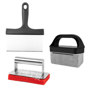 Meilleures ventes : Grattoir pour gril Blackstone, <span class=keywords><strong>kit</strong></span> de nettoyage pour plaque de cuisson, pierres ponce pour <span class=keywords><strong>barbecue</strong></span> et éponge de nettoyage - Product Image 5