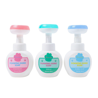 Savon liquide pour les mains vegan et sans cruauté, mousse nettoyante pour enfants, style fleur mignon, savon moussant pour les mains