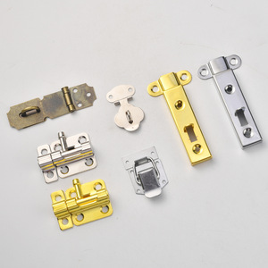Pestillo de puerta estilo chino, cerrojo metálico para puerta de madera de baño, fácil instalación - Product Image 1