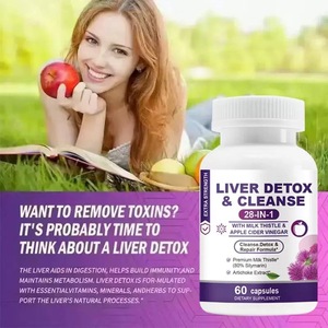 ส่งออกข้ามพรมแดน ผลิตภัณฑ์ใหม่ LIVER DETOX & CLEANSE, 60 แคปซูล, ผลิตภัณฑ์เสริมอาหารขายตรงจากโรงงานต้นทาง - Product Image 2