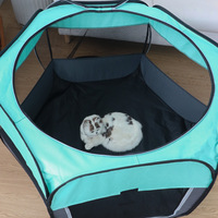 Boîte de reproduction pour chiens et chats toutes saisons, entièrement fermée, modèle Teddy de taille moyenne GL006, respirante, pour usage intérieur