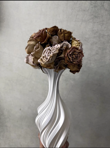 Groothandel Unieke 3D-geprinte hars sculptuur vaas keramische bloemenvaas voor hotel, huis of kantoordecoratie - Product Image 4