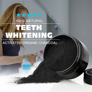 Poudre Nettoyante Blanchissante pour les Dents au Charbon Actif <span class=keywords><strong>de</strong></span> Noix <span class=keywords><strong>de</strong></span> Coco Noir 30g, Efficacité Douce et Efficace, <span class=keywords><strong>Correcteur</strong></span> <span class=keywords><strong>de</strong></span> <span class=keywords><strong>Couleur</strong></span> Dentaire, Vente en Gros à Chaud - Product Image 4