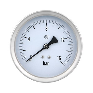 Tùy chỉnh 100mm thủy lực zg1/2 chân không đồng hồ đo áp suất dụng cụ đo áp suất thép không gỉ đo - Product Image 1