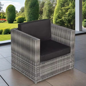 Made in Vietnam Best-Selling Modern Luxury Outdoor Rattan Sofa <b>Set</b> with Polyester Cushions KD for Garden Furniture <b>Patio</b> Hotel - Product Image 1