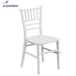 wholesale polycarbonate PP white kids chiavari chair wedding
