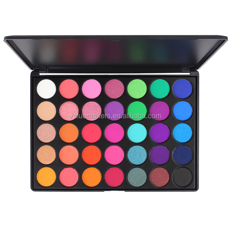 Manufacturer eye shadow 35 colors makeup eyeshadow palette