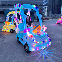 Nouvelle Voiture Tamponneuse Électrique Lumineuse pour Enfants, Modèle Gabon, Équipement d'Amusement Double Place, à Monnayeur avec Minuteur