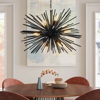 Simig éclairage Offres Spéciales unique rond en métal suspendus pendentif lampe spoutnik Sphère Lumière Lustre Pour la maison hôtel