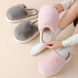 Pantuflas <span class=keywords><strong>de</strong></span> Invierno para <span class=keywords><strong>Niñas</strong></span> 2024, Antideslizantes, con Forro <span class=keywords><strong>de</strong></span> Piel <span class=keywords><strong>de</strong></span> Conejo Suave, que Aumentan la Altura, Cálidas para el Hogar, Simples y Coloridas - Product Image 5