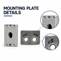 Pièces de montage de véhicule en acier inoxydable usinées CNC de précision certifiées IATF 16949 OEM/ODM pour supports de moteur automobile à brides
