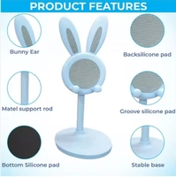 Support de téléphone Selfie télescopique Portable ABS matériel pour iPhone Compatible téléphone portable et support de tablette pour petite utilisation de bureau à domicile