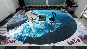 Schermo di visualizzazione a LED a colori interattivo P3.91 p4.81, utilizzato per la piattaforma di giochi di danza con display a LED a mattonelle - Product Image 4