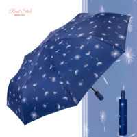 Parapluie pliant automatique pour femme avec impression de pissenlit RST, nouveau parapluie de pluie pliable