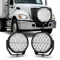 Phare LED longue portée 9 pouces 150W 12000LM à faisceau spot bicolore DRL IP68 9-32V pour 4x4, tout-terrain, camion, SUV, VTT, UTV