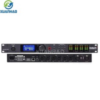 Procesador de Crossover Digital Avanzado de 2 Entradas y 6 Salidas con Sistema de Gestión de Altavoces PA2 Portátil para Estudio y Escenario