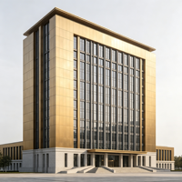 Échantillon Gratuit - Panneau Nid d'Abeille en Aluminium sur Mesure - Revêtement de Façade en Aluminium pour Systèmes de Mur Rideau - Revêtement PVDF