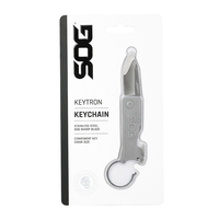 Couteau pliant multifonctionnel SOG Keytron de 1,8 pouces avec ouvre-bouteille pour EDC et survie en plein air (KT1001-CP)