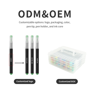 Khy 48 Màu Sắc Trực Tiếp Chất Lỏng Mềm Bàn Chải Tip Vĩnh Viễn Acrylic Đánh Dấu Bút Cho Sinh Viên Nghệ Thuật Tự Làm Vẽ Tay - Product Image 5