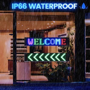 Chất lượng cao kỹ thuật số pixel quảng cáo Màn hình LED hiển thị thương mại DJ Booth đứng bảng điều chỉnh với văn bản & hình ảnh động chức năng - Product Image 6