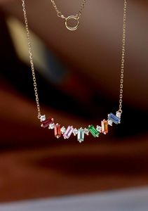 Xinfly 18K Gold and Colorful Sapphire Fine Jewelry <b>Set</b> Fashionable Necklace and <b>Bracelet</b> for Ladies' Party Outfit - Product Image 2