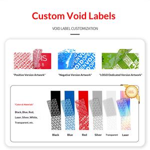 Etiqueta de Seguridad VOID Plateada Anti-falsificación, Sello de Garantía Anti-manipulación, Adhesivo que Deja Mensaje al Despegar, Anula la Garantía - Product Image 5