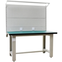 Banc de travail ESD robuste de haute qualité, table de travail électronique en fer sur mesure pour atelier, ligne d'assemblage