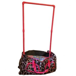 Échantillon gratuit : Sac de danse léger à fond rabattable avec porte-vêtements à roulettes de conception innovante, sac de sport - Product Image 4
