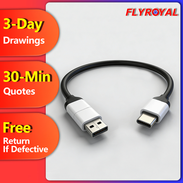 Support Customization USB Cables Type C Male to Type-C and USB-A USB3.1 Type-C Cable Fast Charging Cable