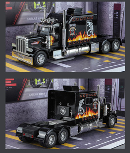 Nouveau à venir réaliste 1:24 grand camion américain jouet modèle de voiture moulé sous pression Friction jouet véhicule alliage métal modèle voitures - Product Image 3