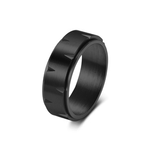 Cross-border yunnique street style rotating <b>titanium</b> steel <b>ring</b>, niche, unique, high-end, minimalist style jewelry - Product Image 5