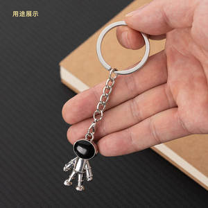 Grosir 32mm Lobster Clasps Perak, Gantungan Kunci Logam, Bagian Gantungan Kunci Terpisah dengan Rantai, Ring Penghubung, Aksesoris DIY, Gantungan Kunci, Grosir - Product Image 5